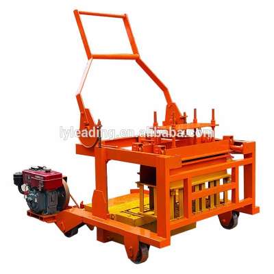 mobile cement block moulding machines small machine for block price on sale