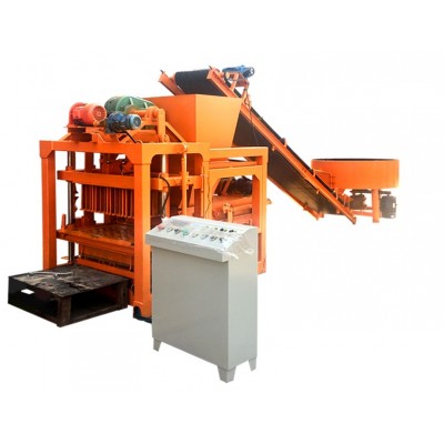 Qtj4-28 semi-automaticautomatic brick making machine Germany concrete brick making machine for produce hollow blocks bricks