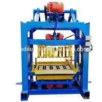 Popular QTJ4-40 Semi automatic Hollow Paver Brick Making Machine in Ghana