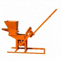 Hand operated QMR2-40 clay interlocking brick making machine price in Kenya