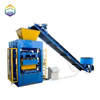 electric semi  automatic interlock  moulding block machine