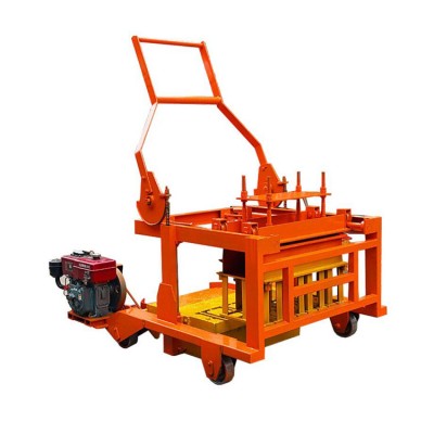 Diesel Engine Egg Laying Cement Concrete Block Brick Making Machine